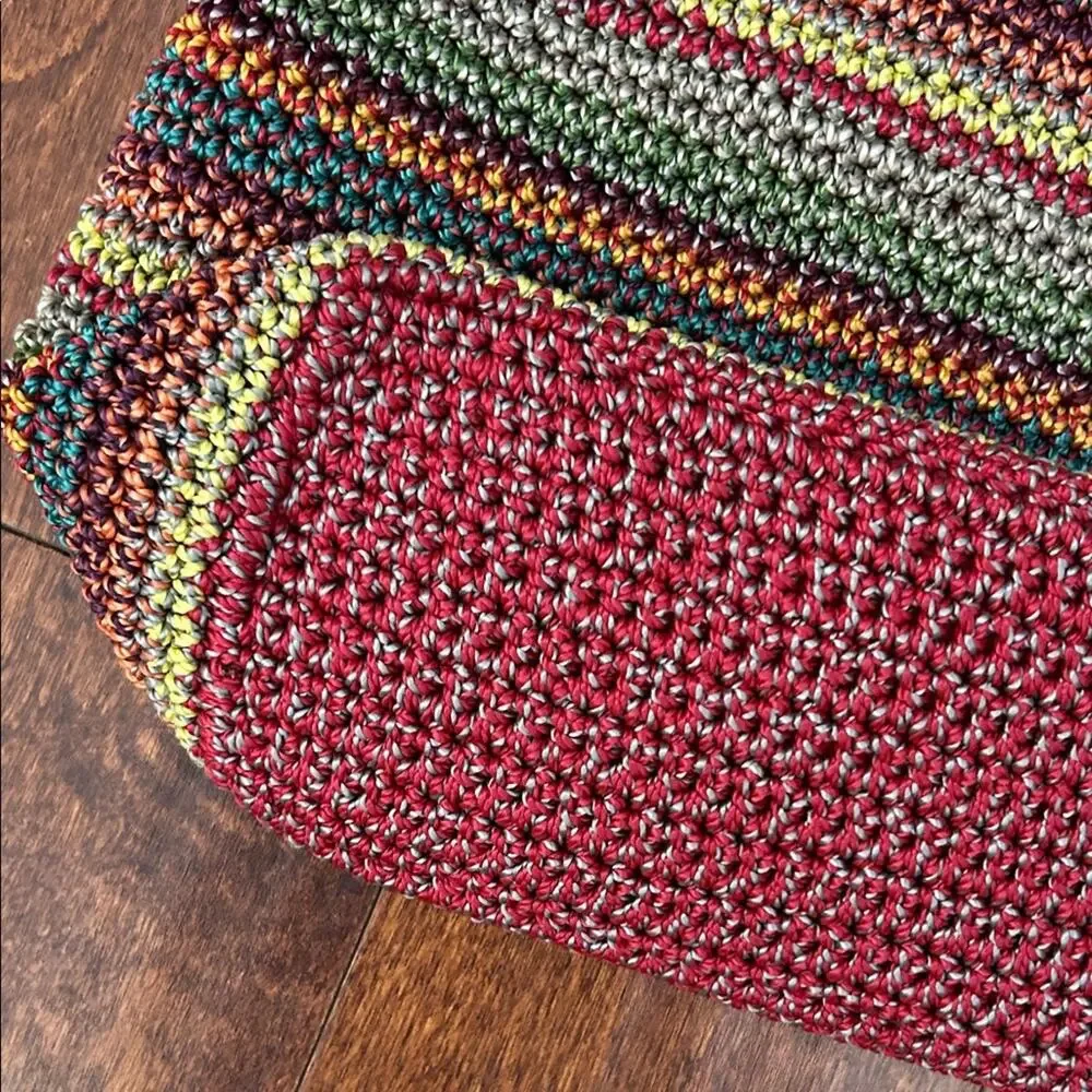 The Sak Gypsy Stripe Multicolored Crochet Shoulder Bag